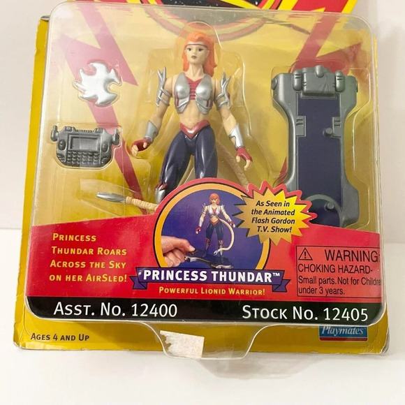 Vintage 1996 Playmates Flash Gordon Princess Thundra Action Figure Flaws - Picture 5 of 16